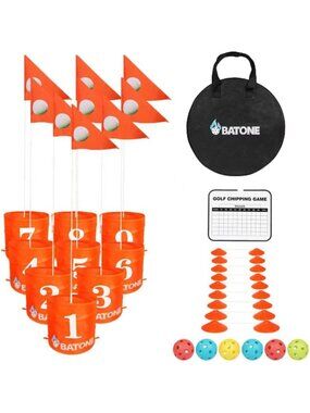 Portable 9-Hole Golf Bucket Game for Family Fun - Indoor/Outdoor Yard Activity